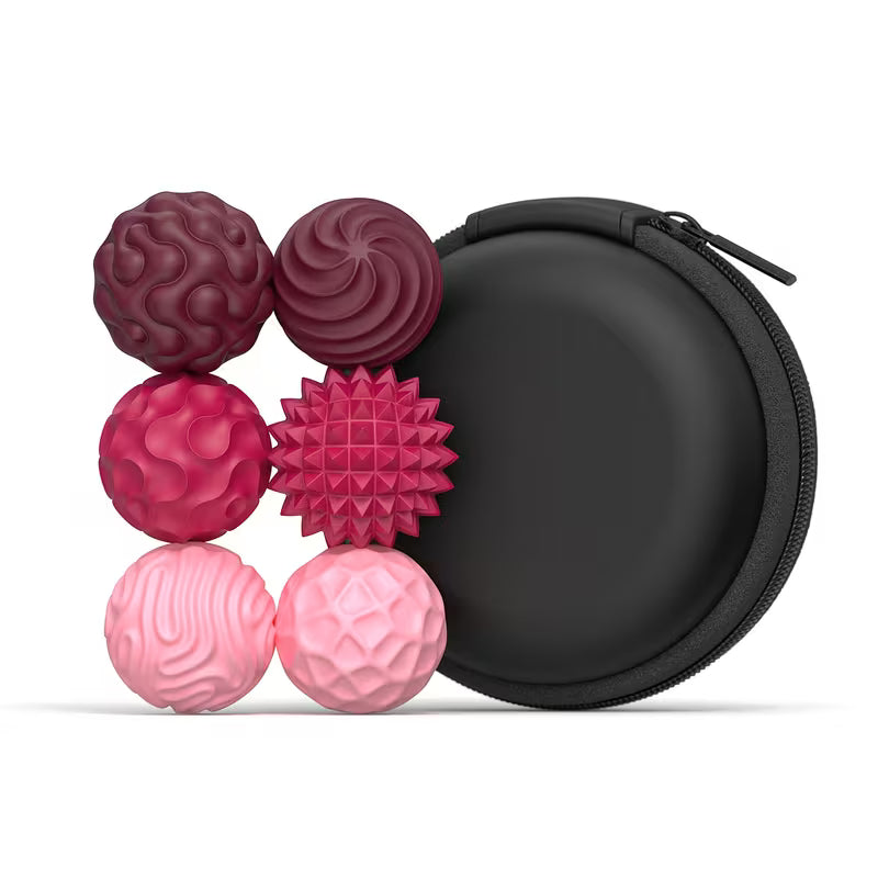 Set de 6 bolitas magnéticas sensoriales