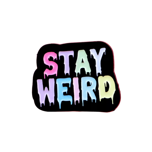 Pin – Stay Weird Colores