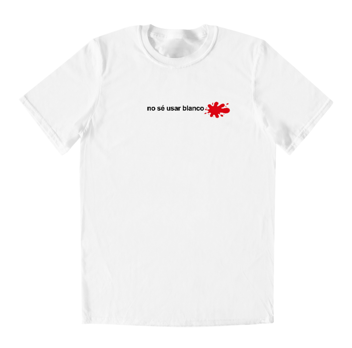 No sé usar blanco - Playera Unisex