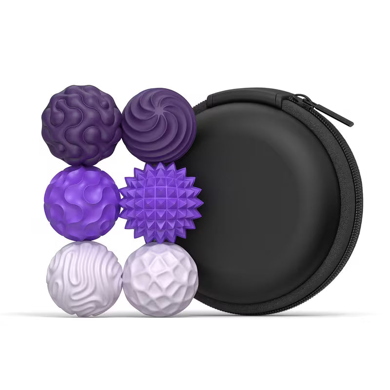 Set de 6 bolitas magnéticas sensoriales