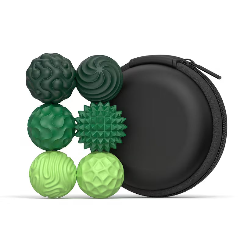 Set de 6 bolitas magnéticas sensoriales
